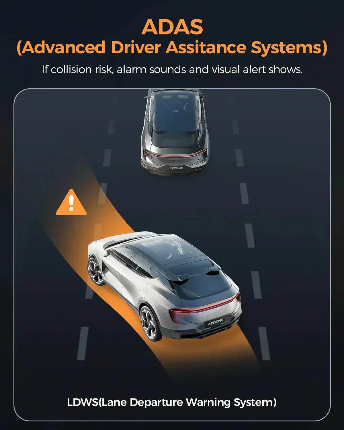 AZDOME M17 Pro dual dash cam Time Lapse Front and Rear 1080p Dual Lens Car Dashboard Camera App Control Car Camera - Royal Eagles Promise of Peace