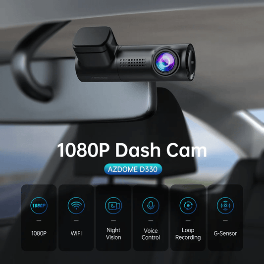 AZDOME M330 1080P Front Dash Cam - Royal Eagles Promise of Peace