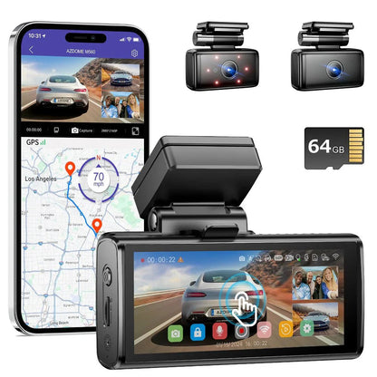 AZDOME M580 3CH 5K Dash Cam - Royal Eagles Promise of Peace