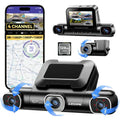 AZDOME M660 4 Channel 360° Dash Cam with 128GB eMMC, 2.5K+1K+1K+1K Dashcam - Royal Eagles Promise of Peace