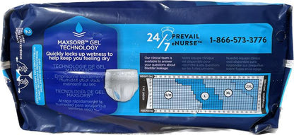 Prevail Men's Daily Underwear Maximum Absorbency, Medium & Large