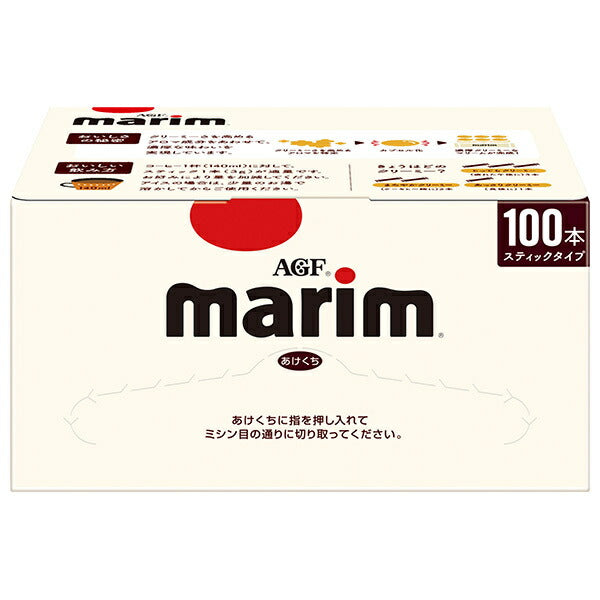 AGF Marim Stick (3g x 100 pieces) x 12 boxes [shipped in Japan]