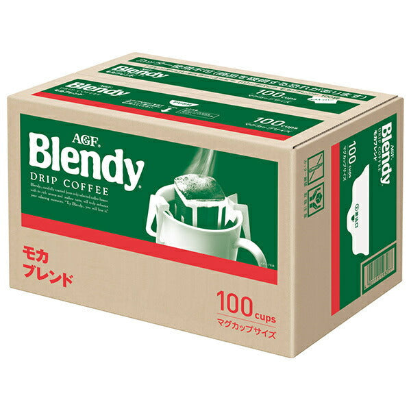 AGF Blendy Regular Coffee Drip Pack Mocha Blend (7g x 100P) x 6 boxes [Shipped in Japan]