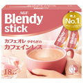 AGF ブレンディ スティック カフェオレ やすらぎのカフェインレス (7.7g×18本)×6箱入【日本出荷】