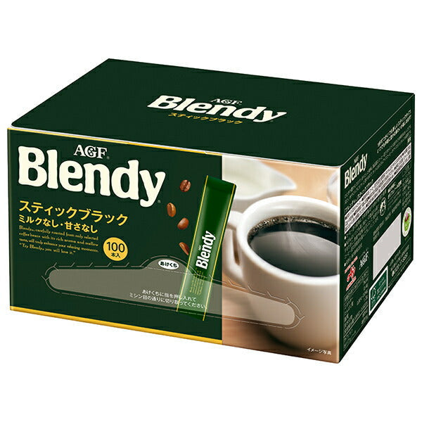 AGF Blendy Stick Black (2g x 100 pieces) x 6 boxes [shipped in Japan]