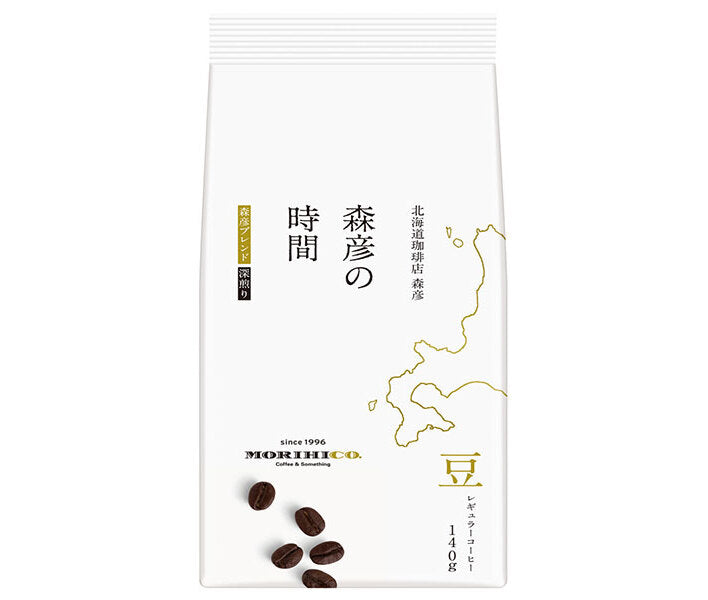 AGF 森彦の時間 豆 森彦ブレンド 140g袋×12袋入【日本出荷】