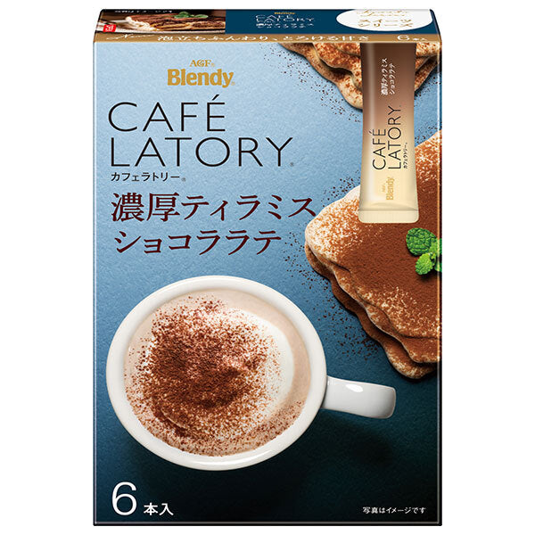 AGF ブレンディ カフェラトリー スティック 濃厚ティラミスショコララテ (11.3g×6本)×24箱入【日本出荷】