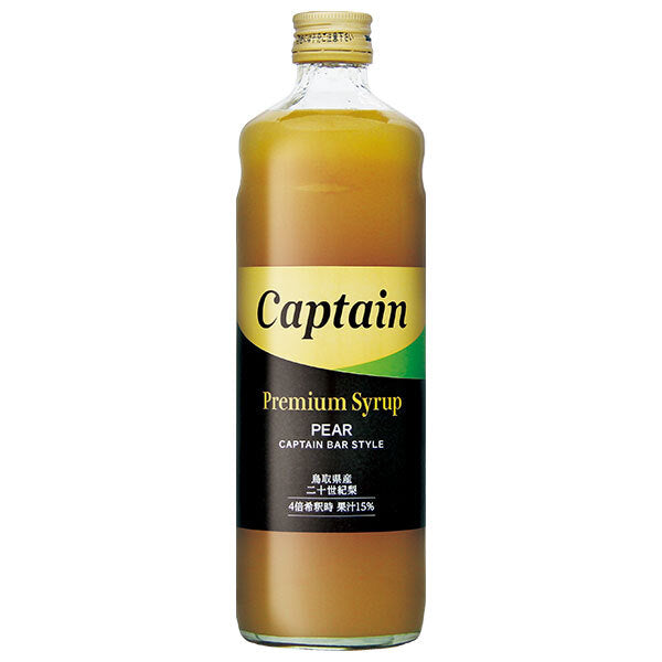 Nakamura Shoten Captain Premium 20th Century Pear 600ml bottle x 12 bottles [shipped in Japan]