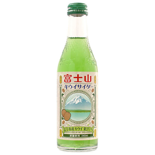 Kimura Beverage Mt. Fuji Kiwi Cider 240ml bottle x 20 bottles [shipped in Japan]