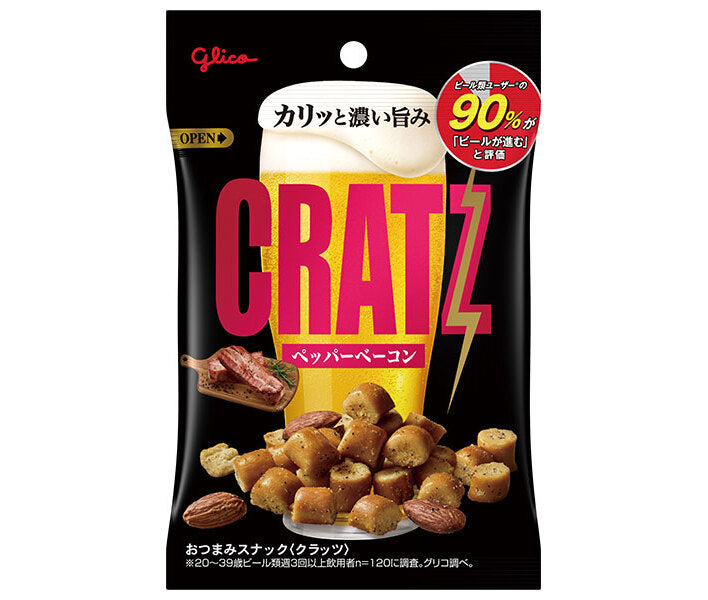 Ezaki Glico Kratts Pepper Bacon 42g x 12 bags [shipped in Japan]