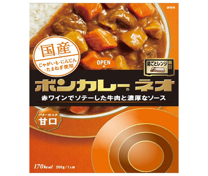 大塚食品 ボンカレーネオ バターのコク 甘口 200g×30個入【日本出荷】