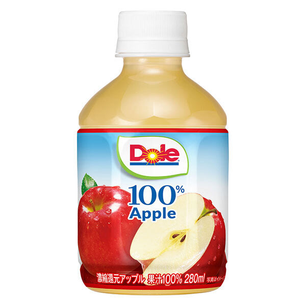 大塚食品 Dole アップル 100% 280mlペットボトル×24本入【日本出荷】