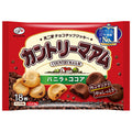 不二家 カントリーマアム バニラ&ココア 18枚×18袋入【日本出荷】