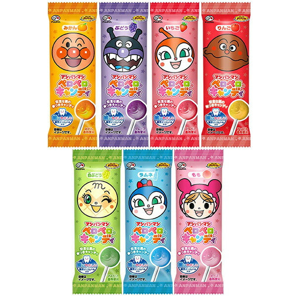 不二家 アンパンマンペロペロキャンディ 1本×25袋入【日本出荷】