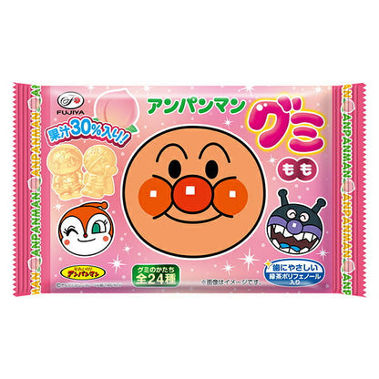 不二家 アンパンマングミ もも 6粒×20個入【日本出荷】
