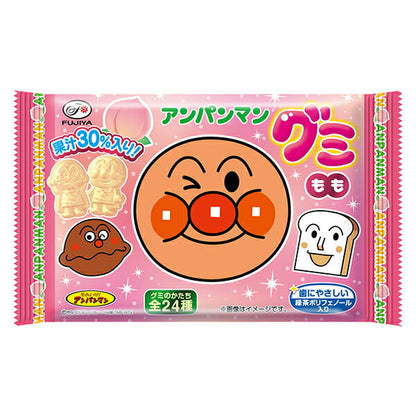 不二家 アンパンマングミ もも 6粒×20個入【日本出荷】