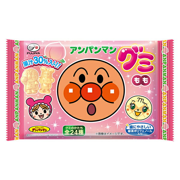 不二家 アンパンマングミ もも 6粒×20個入【日本出荷】