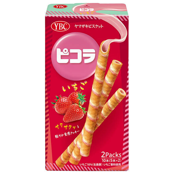 Yamazaki Biscuit Picola Strawberry (5 pieces x 2 pieces) x 10 pieces [shipped in Japan]