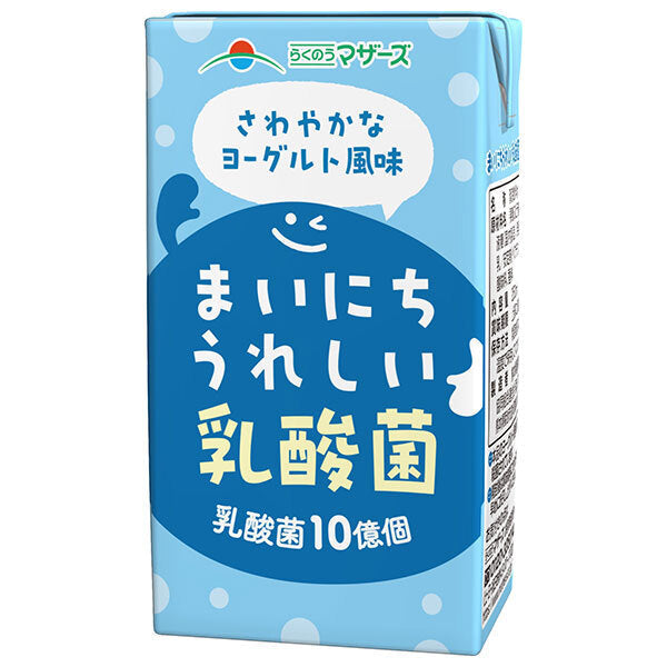 Rakuno Mothers Everyday Happy Lactic Acid Bacteria 250ml paper pack x 24 bottles [shipped in Japan]