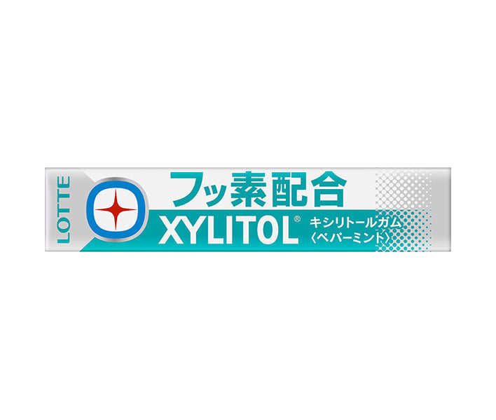 Lotte Xylitol Gum + Fluorine Peppermint 14 pieces x 20 pieces [Shipped in Japan]