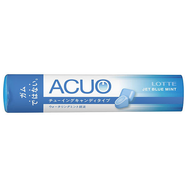 Lotte ACUO Jet Blue Mint Chewing Candy Type 32g x 10 pieces [Shipped in Japan]