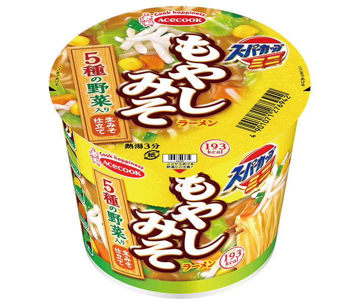 Acecook Super Cup Mini Bean Sprout Miso Ramen 51g x 12 pieces [Shipped in Japan]