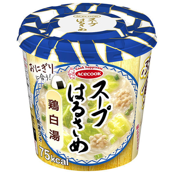 エースコック スープはるさめ 鶏白湯 22g×12(6×2)個入【日本出荷】