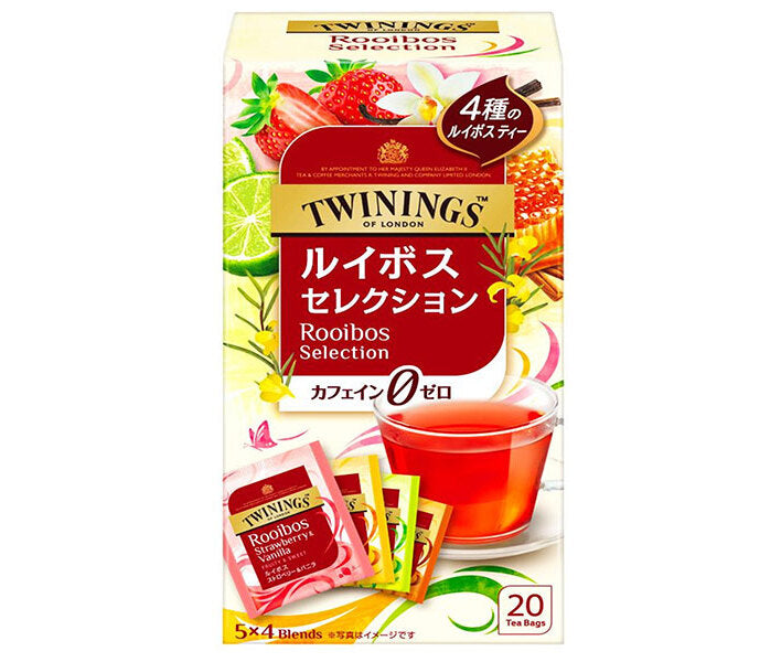 片岡物産 トワイニング ティーバッグ ルイボス セレクション 20袋×4個入【日本出荷】
