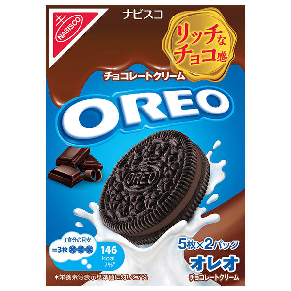 モンデリーズ ジャパン オレオ チョコレートクリーム 97g(5枚×2P)×12個入【日本出荷】