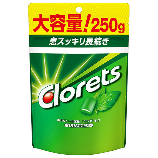 Mondelez Japan Clorets XP Original Mint Stand Pouch 250g x 6 pieces [Shipped in Japan]