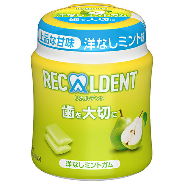 Mondelez Japan Ricardent Western Pear Mint Gum Bottle 130g x 6 pieces [Shipped in Japan]