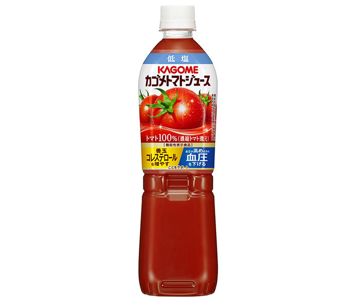 Kagome Tomato Juice Low Salt (Concentrated Tomato Reduction) [Food with Functional Claims] 720ml PET bottles x 15 pieces [Shipped in Japan]
