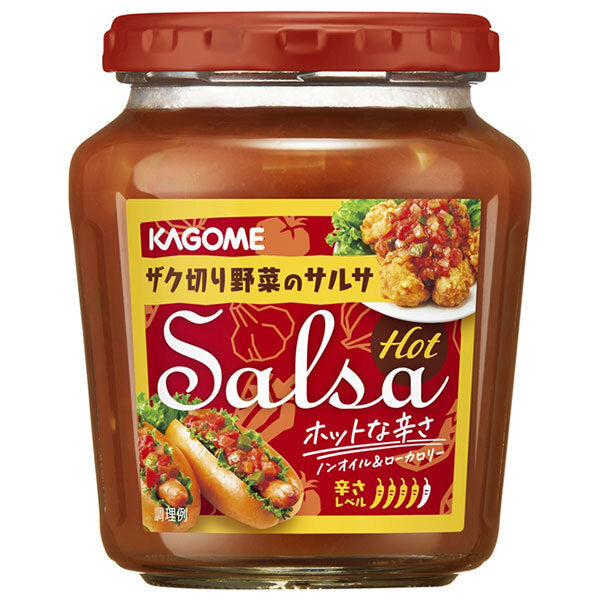 Kagome Salsa Hot 240g bottle x 24 pieces [shipped in Japan]