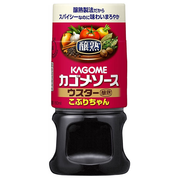 カゴメ 醸熟ソース こぶりちゃん ウスター 160ml×30本入【日本出荷】