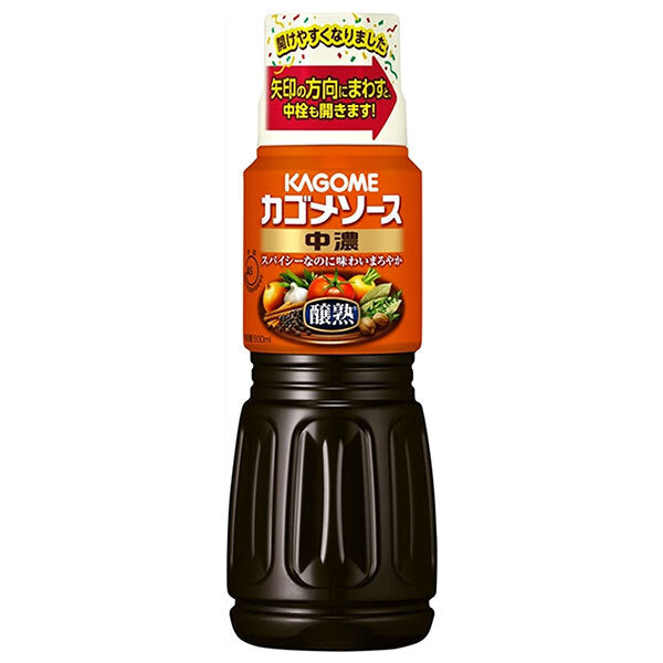 カゴメ 醸熟ソース 中濃 500ml×20本入【日本出荷】