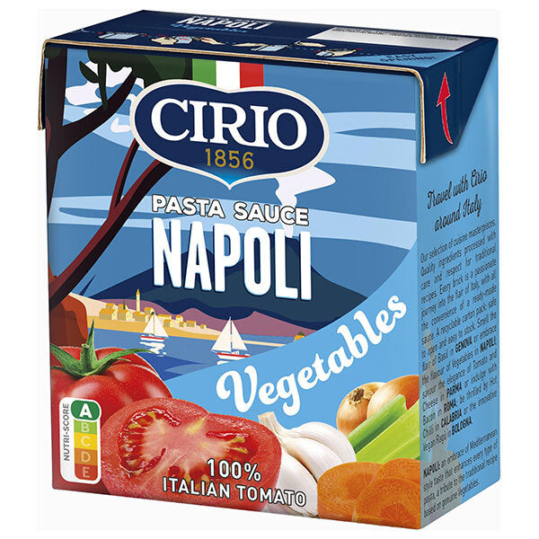 Monte Bussan Chilio Pasta Sauce Napoli Tomato & Vegetable 340g paper pack x 12 pieces [shipped in Japan]