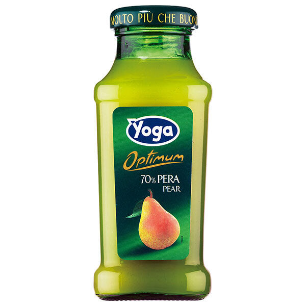Monte Bussan Yoga Succo di Pera (Pear) 200ml bottle x 24 bottles [Shipped in Japan]