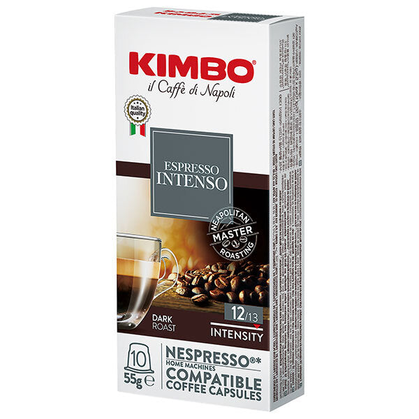 モンテ物産 キンボ カプセルコーヒー インテンソ 55g(5.5g×10)×10本入【日本出荷】
