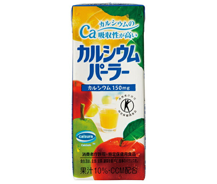 Tominaga Boeki Calcium Parlor [Food for Specified Health Uses Special Insurance] 200ml paper pack x 24 pieces [Shipped in Japan]