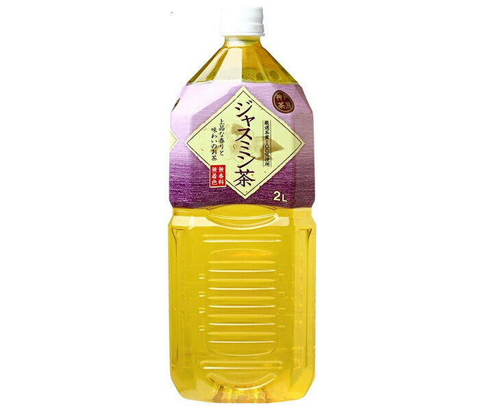 Tominaga Boeki Kobe Sabo Jasmine Tea 2L plastic bottles x 6 pieces [shipped in Japan]