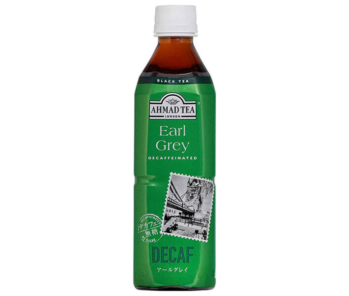 Tominaga Boeki Ahmad Tea Decaf Earl Gray Tea 500ml plastic bottle x 24 pieces [shipped in Japan]