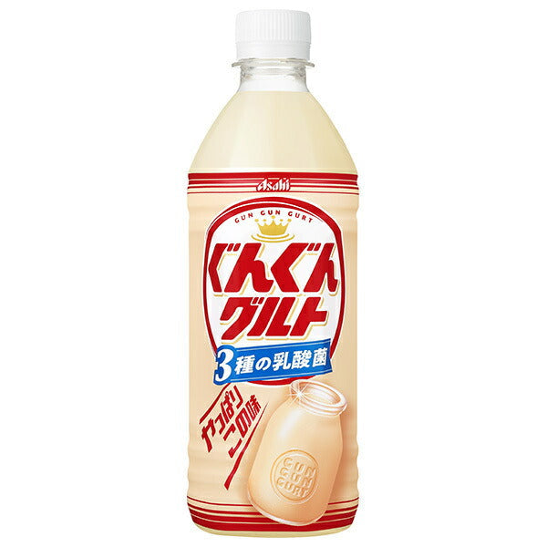 アサヒ飲料 ぐんぐんグルト 3種の乳酸菌 500mlペットボトル×24本入【日本出荷】
