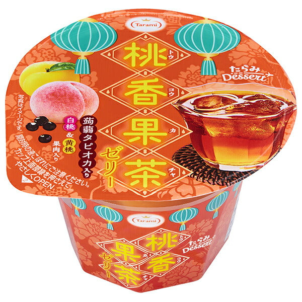 たらみ たらみDessert 桃香果茶ゼリー 230g×24(6×4)個入【日本出荷】