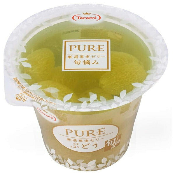 たらみ PURE ぶどうゼリー 270g×18(6×3)個入【日本出荷】