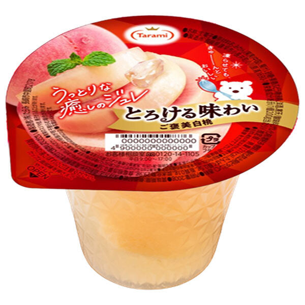 Tarami Melting Flavor Reward White Peach 200g x 24 (6 x 4) pieces [Shipped in Japan]