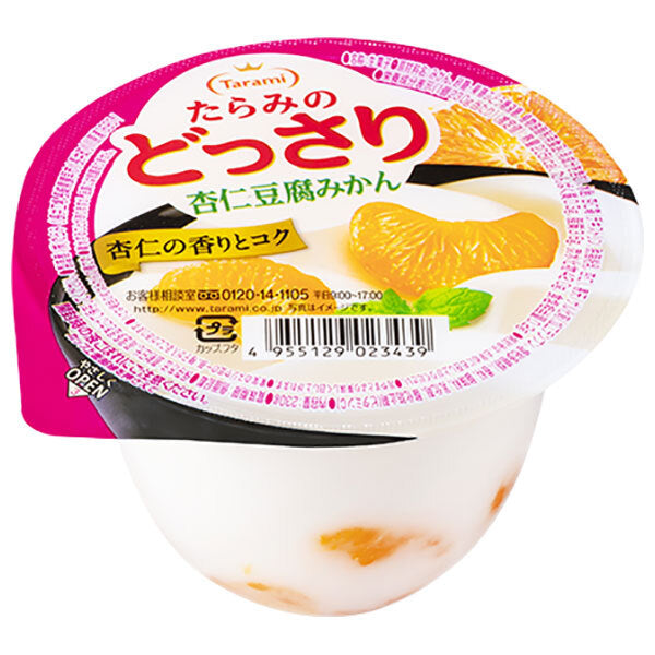 たらみ たらみのどっさり 杏仁豆腐みかん 230g×24(6×4)個入【日本出荷】