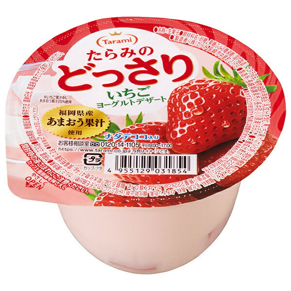 Tarami Tarami's Dossari Strawberry Yogurt Dessert 230g x 24 (6 x 4) pieces [Shipped in Japan]