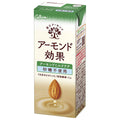 グリコ乳業 アーモンド効果 アーモンドミルクラテ 砂糖不使用 200ml紙パック×24本入【日本出荷】