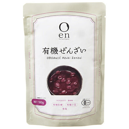 遠藤製餡 en 有機ぜんざい 180g×30(5×6)個入【日本出荷】