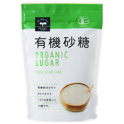 遠藤製餡 有機砂糖 400g×24袋入【日本出荷】